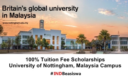Beasiswa Kuliah S2 Malaysia Di University Of Nottingham • Indbeasiswa