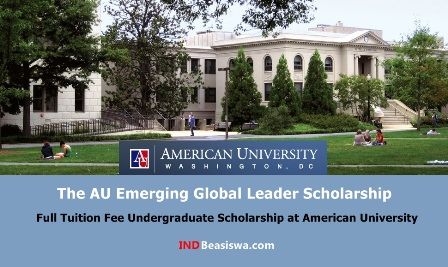 Beasiswa S1 Amerika Full Tuition Fee Di American University • Indbeasiswa