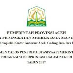 Beasiswa Pemerintah Aceh untuk Lulusan SMA Sederajat Beasiswa SMA SMK