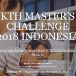 Beasiswa Master KTH Royal Institute of Technology di Swedia Fully Funded Beasiswa S2