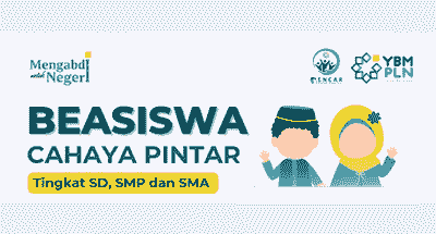 Beasiswa Pelajar Palembang SD, SMP, SMA Sederajat oleh YBM PLN