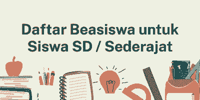 daftaar beasiswa anak sd mi paket a