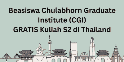 Beasiswa Chulabhorn Graduate Institute (CGI) GRATIS Kuliah S2 di Thailand