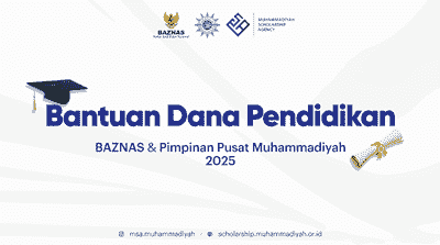 Bantuan Kuliah S1 - S3 dari BAZNAS dan PP Muhammadiyah