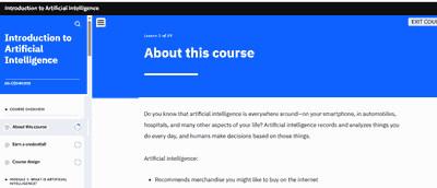 Contoh Tampilan Materi IBM