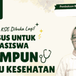 Beasiswa KSE Gelombang 2 untuk Mahasiswa Kedokteran, Keperawatan, Farmasi, Kesmas dan Profesi (Deadline: 9 Agustus 2026) Beasiswa KSE untuk Mahasiswa Kedokteran, Keperawatan, Farmasi, Kesmas dan Profesi
