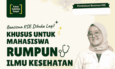 Beasiswa KSE untuk Mahasiswa Kedokteran, Keperawatan, Farmasi, Kesmas dan Profesi