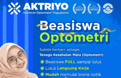 Beasiswa Optometri Kuliah GRATIS D3 di Akademi Optometri Yogyakarta 